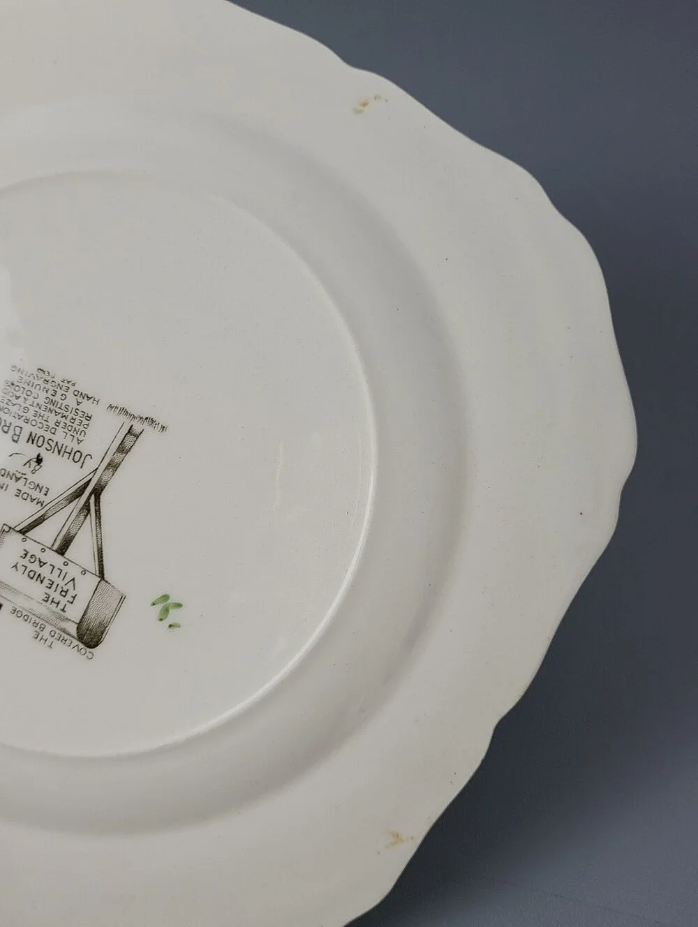 Johnson Brothers Friendly Village The Covered Bridge Salad Plates- Set of 2